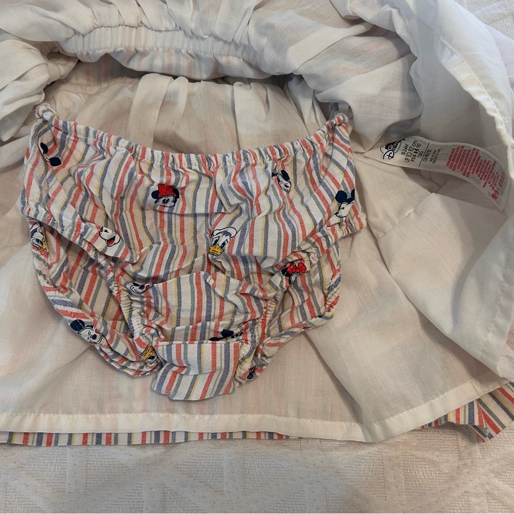 Disney Multicolor Striped Kids Dress - Picture 3 of 3